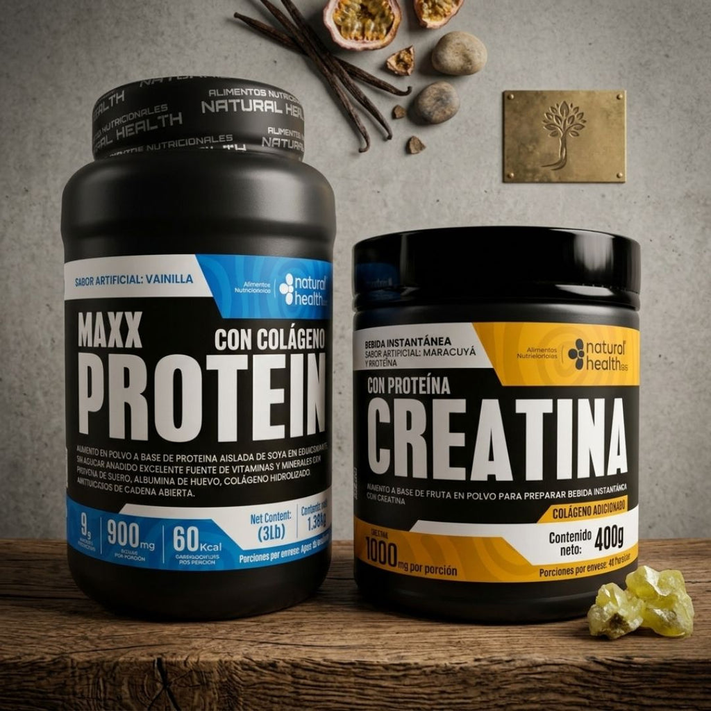 💪 Combo 2 en 1 Proteína + Creatina | Fuerza y Recuperación en un Solo Pack