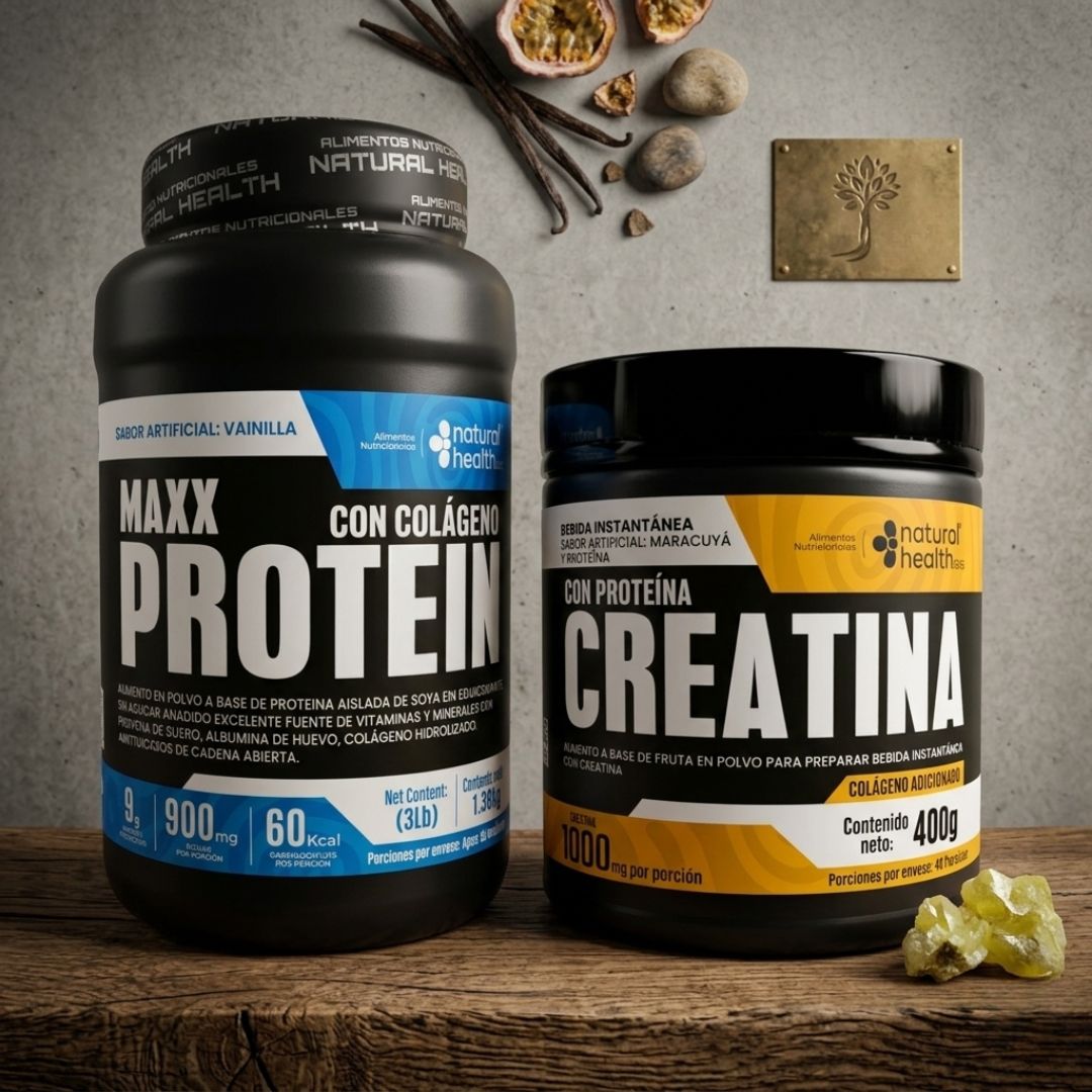 💪 Combo 2 en 1 Proteína + Creatina | Fuerza y Recuperación en un Solo Pack