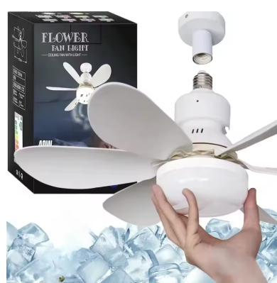 VENTILADOR DE TECHO LED 2 EN 1 CON CONTROL REMOTO