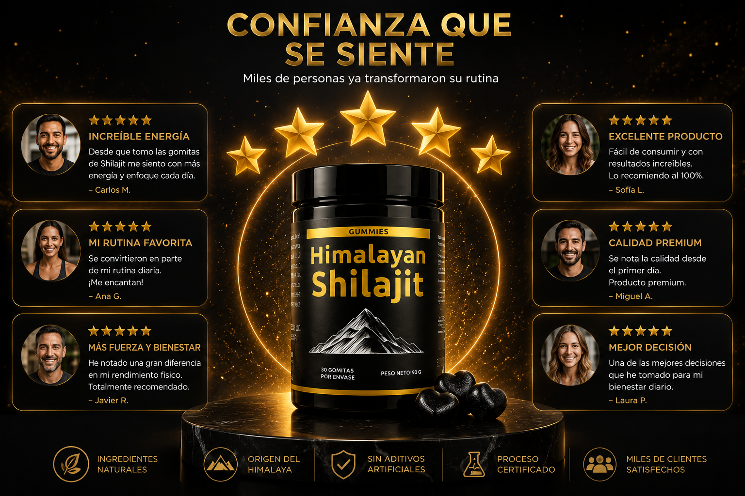 Shilajit Vital Gummies - Energía Ancestral en Cada Bocado