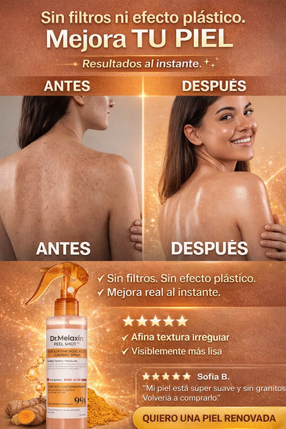 ✨ Dr. Melaxin Peel Shot™: Renueva tu piel, recupera tu confianza,LLÉVATE EL PACK 2X1 POR SOLO $83.000 PESOS 💰