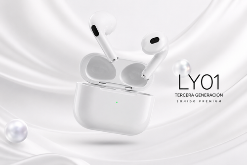 🎧 AirPods LY01™ Tercera Generación | Sonido Premium, Conexión Instantánea y Libertad Total