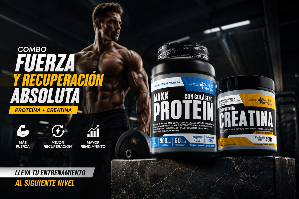 💪 Combo 2 en 1 Proteína + Creatina | Fuerza y Recuperación en un Solo Pack