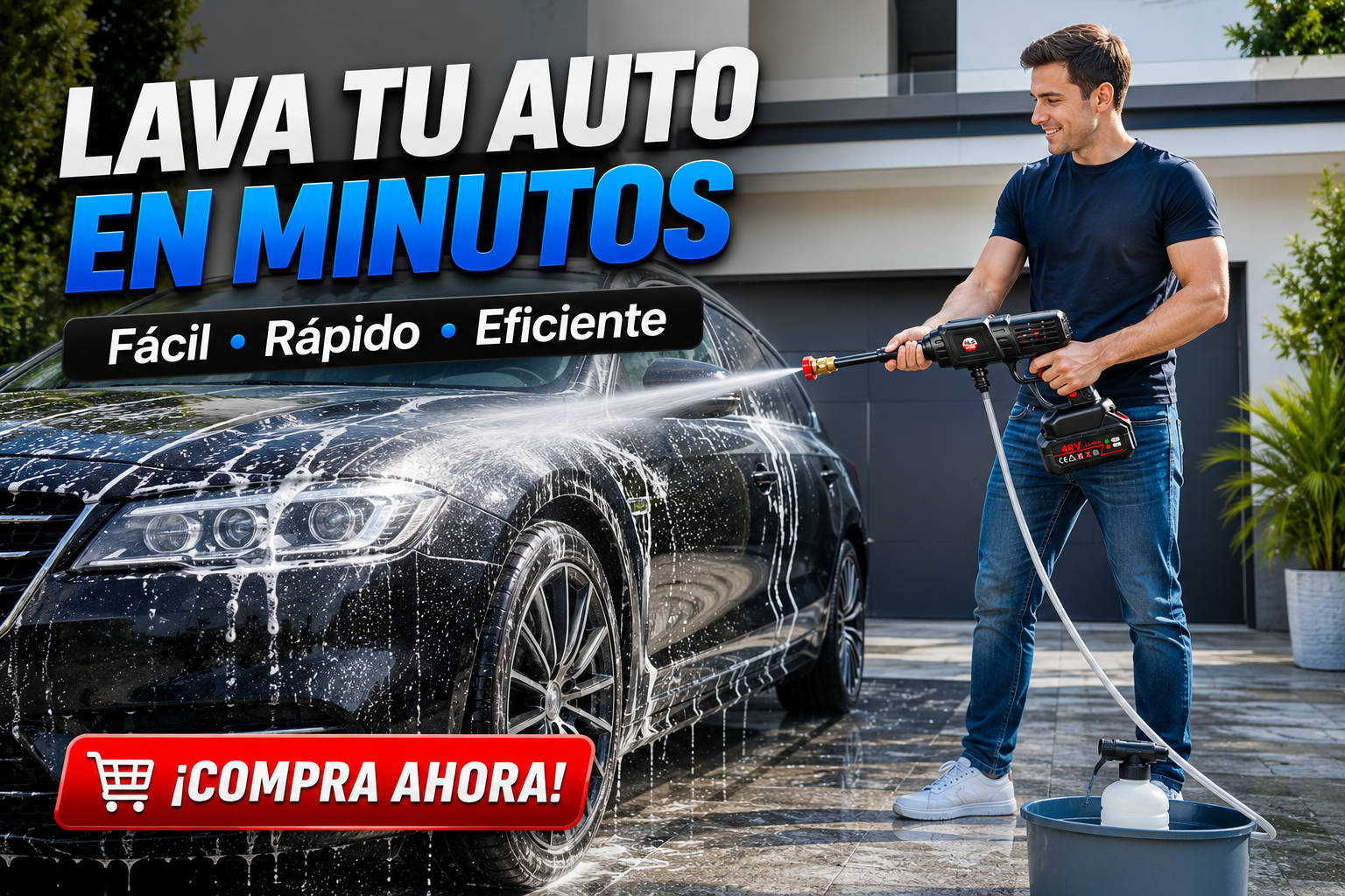 🚿 HIDROLAVADORA INALÁMBRICA 48V PRO POWER™