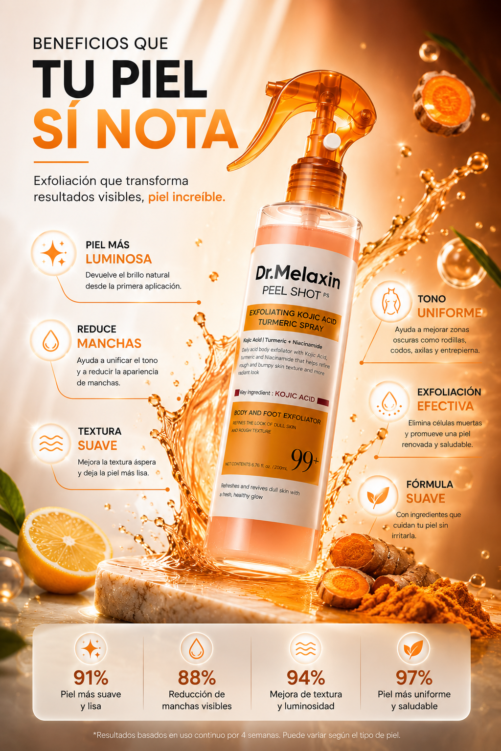 ✨ Dr. Melaxin Peel Shot™: Renueva tu piel, recupera tu confianza,LLÉVATE EL PACK 2X1 POR SOLO $83.000 PESOS 💰