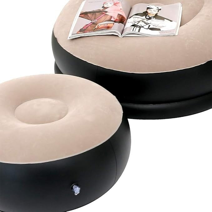 SILLÓN INFLABLE PREMIUM + REPOSAPIÉS