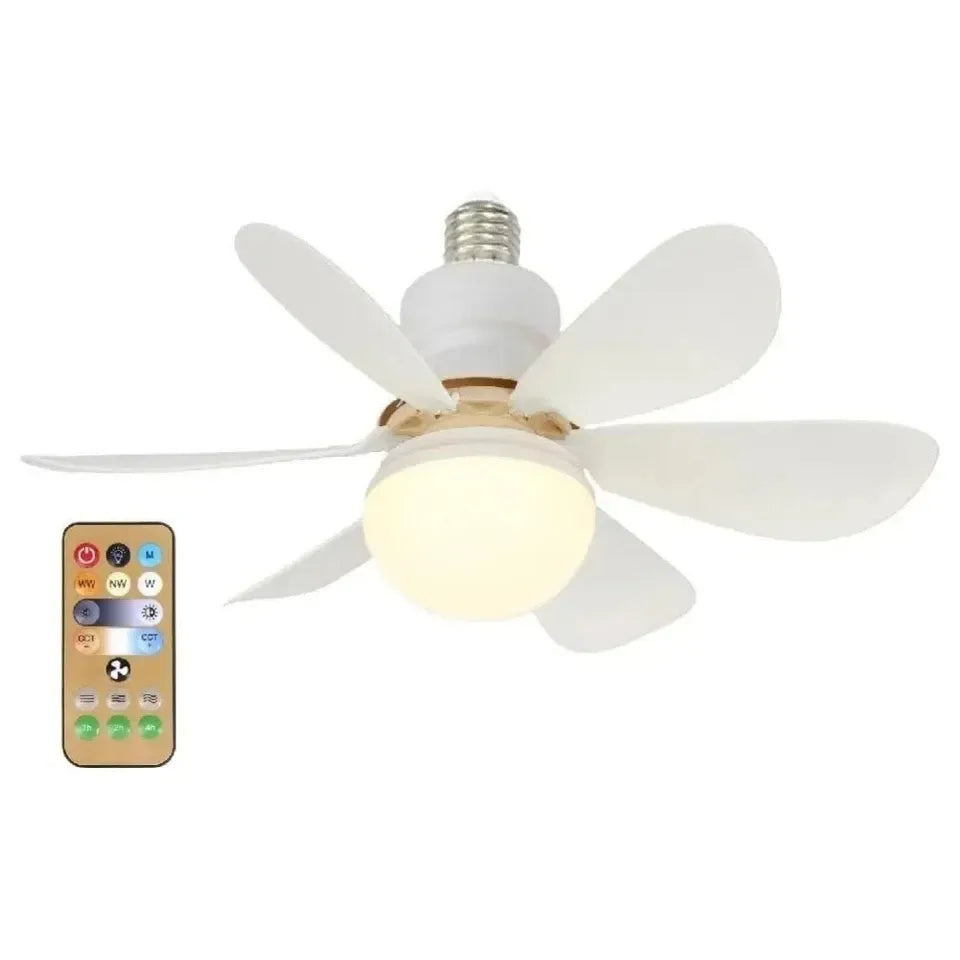 VENTILADOR DE TECHO LED 2 EN 1 CON CONTROL REMOTO