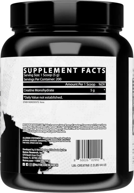 💪 Creatina Monohidratada 100% Pura Nutrex