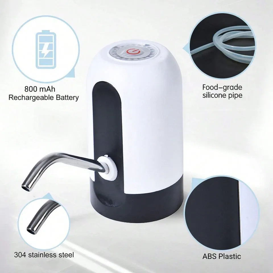 Bomba Dispensadora de Agua Eléctrica Recargable USB